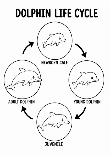 Dolphin Life Cycle Worksheet