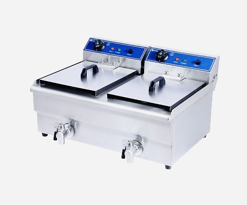 Photo 2 of Electric Deep Fryer Double