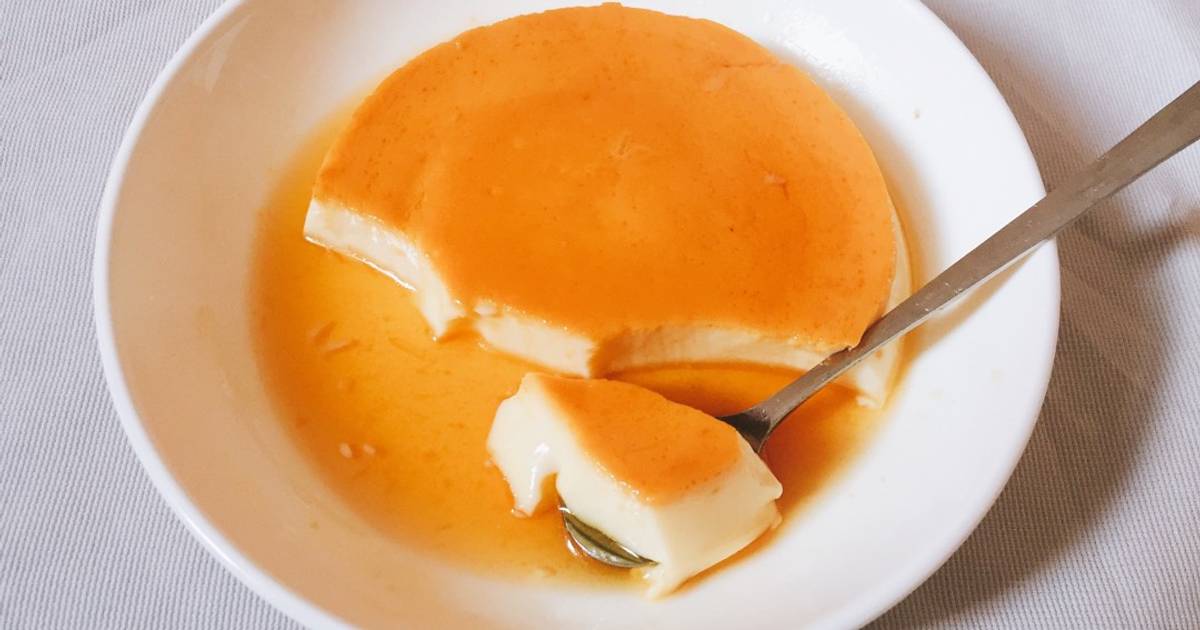 Flan nồi cơm điện