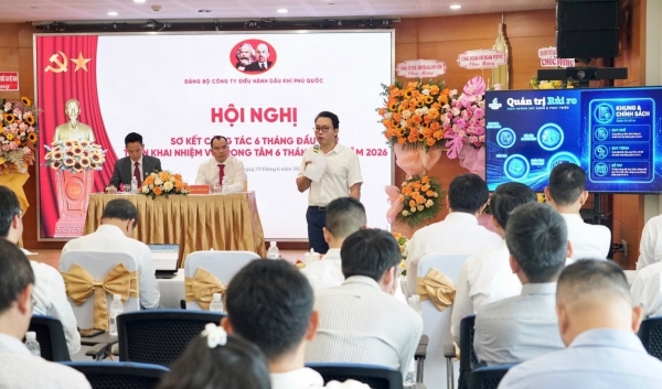 Đảng ủy PQPOC hoàn thành xuất sắc nhiệm vụ chính trị 6 tháng đầu năm 2026