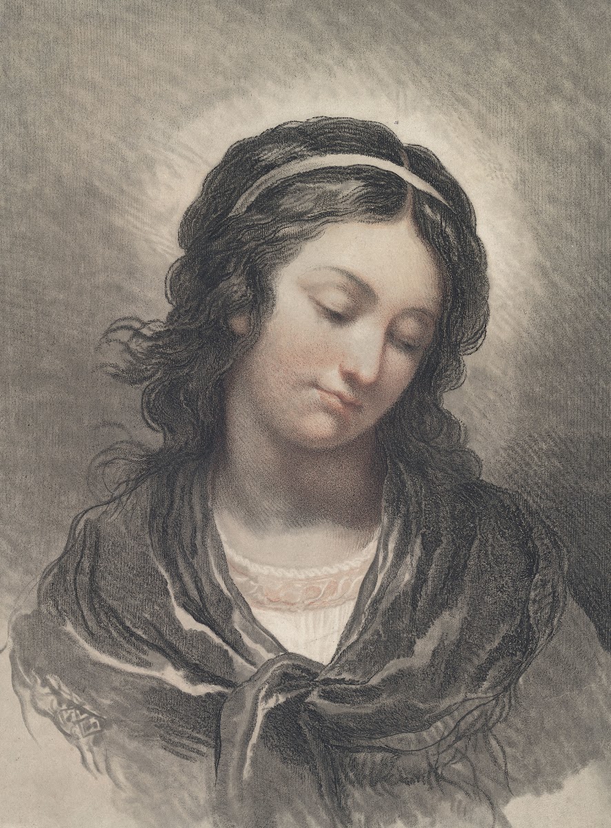 Head Of A Woman Looking Down c 1788
