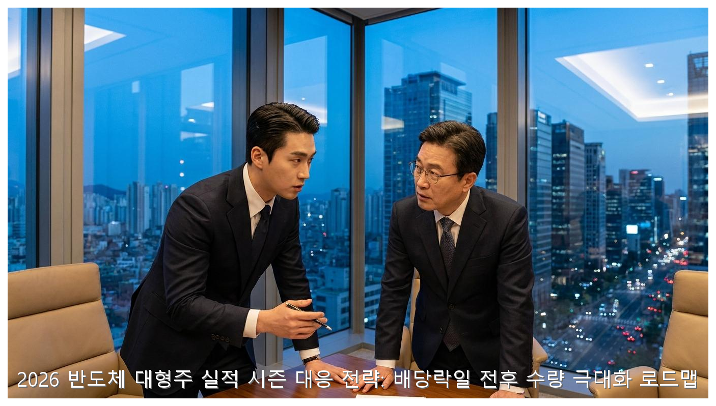 2026 반도체 대형주 실적 시즌 대응 전략: 배당락일 전후 수량 극대화 로드맵 핵심 안내 및 분석 인포그래픽 (4)