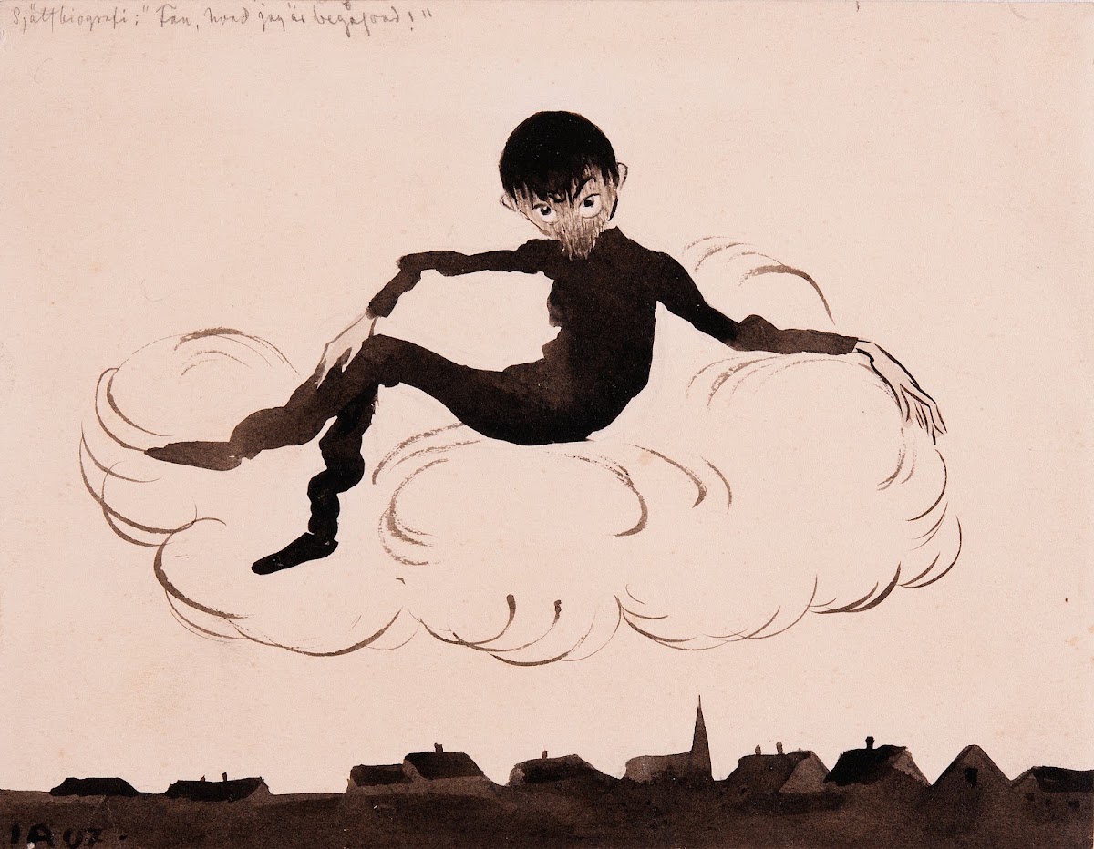 Self Portrait on a Cloud 1907