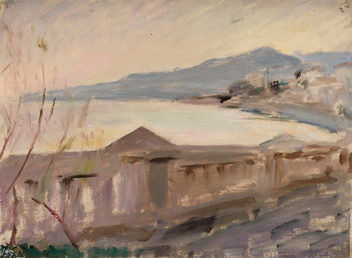 Lower terrace of the Bakhchi Dere villa From the journey to Crimea between 1887