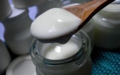 Sau khi ủ, sữa chua sẽ đặc lại. Cho vào ngăn mát tủ lạnh, dùng dần.