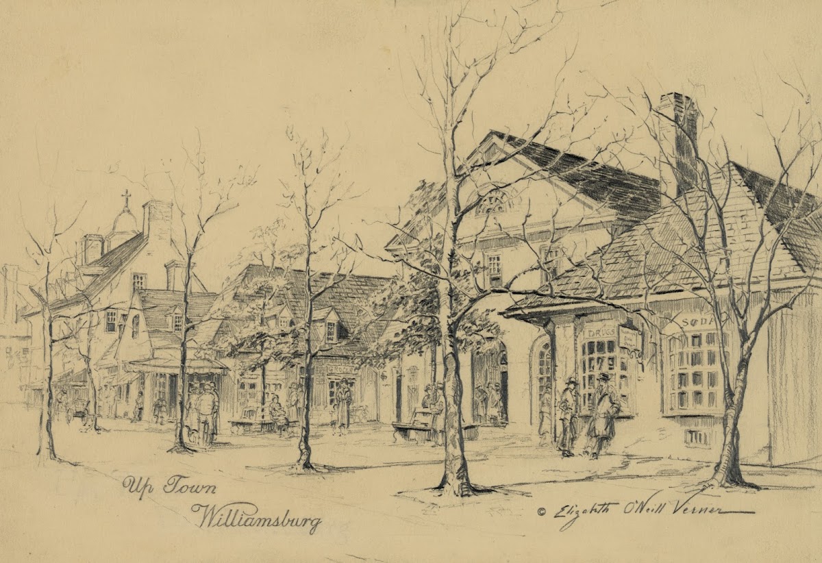 Up town Williamsburg 1936