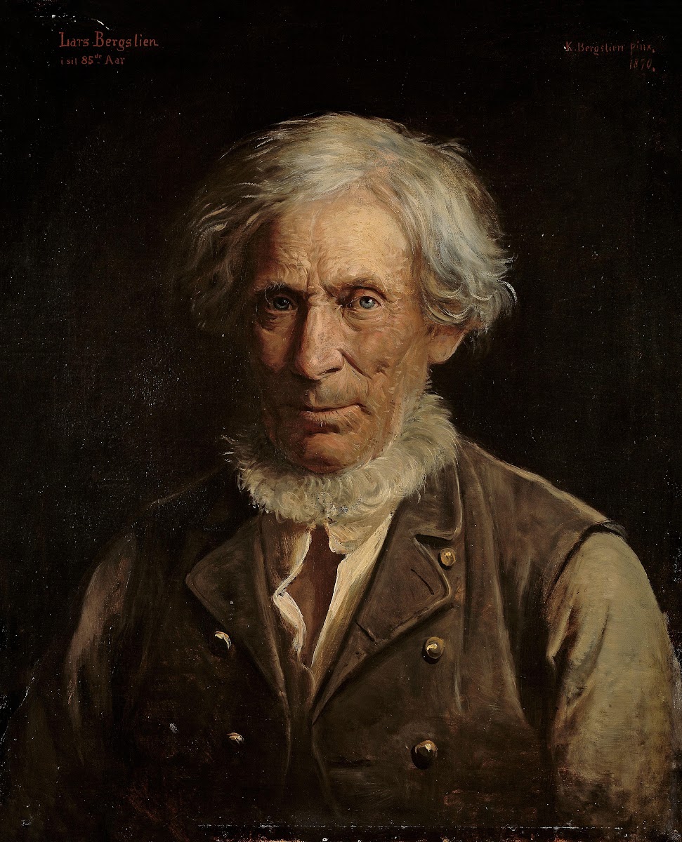 The Artists Father Lars Bergslien 1870