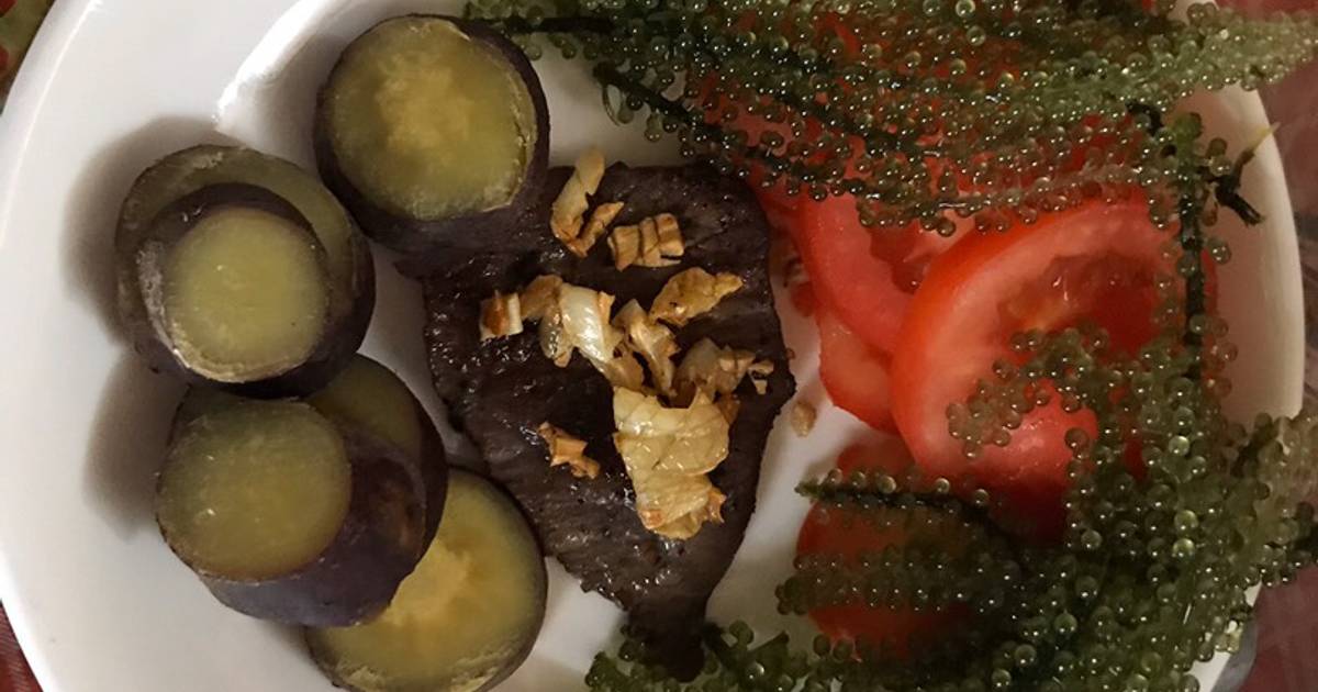 Beef steak eat clean