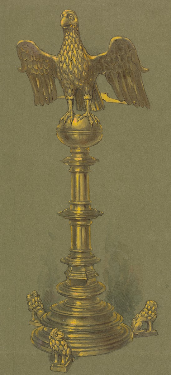 Design executed for Jones and Willis metal and wood workers and church furniture