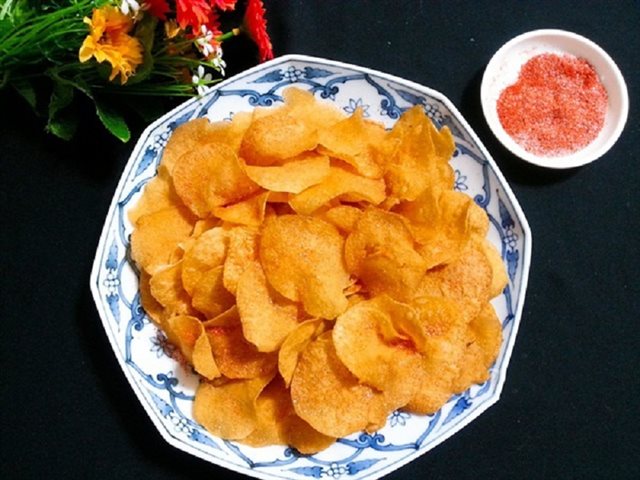 Snack Khoai Tây Lắc Muối Ớt