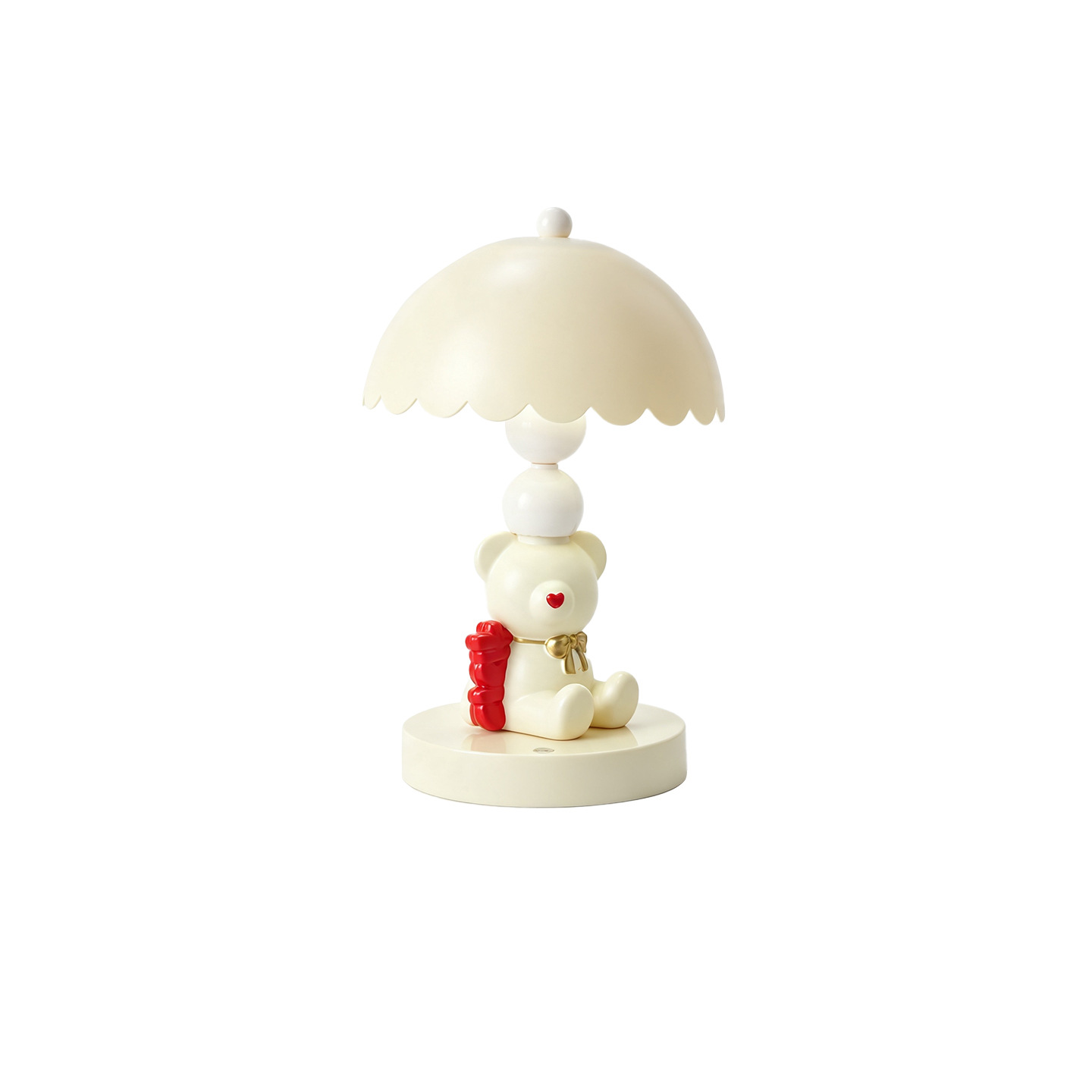 Bow Teddy Bear Table Lamp for Children's Room
