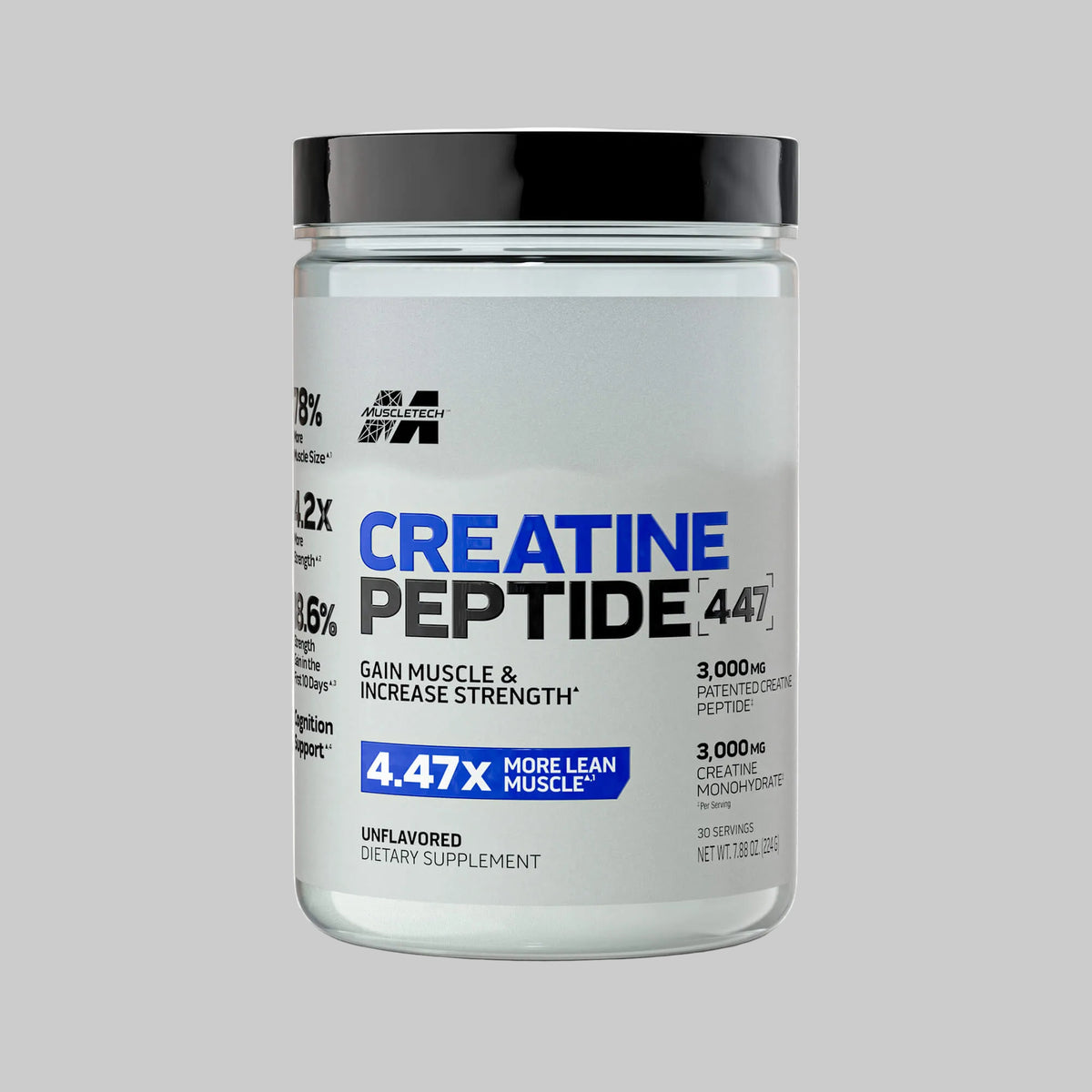 Creatine Peptide 447 — Unflavored, Standard
