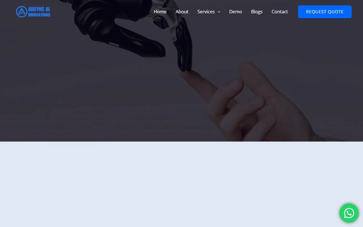 Captura de AdSync: AI Digital Marketing Solutions