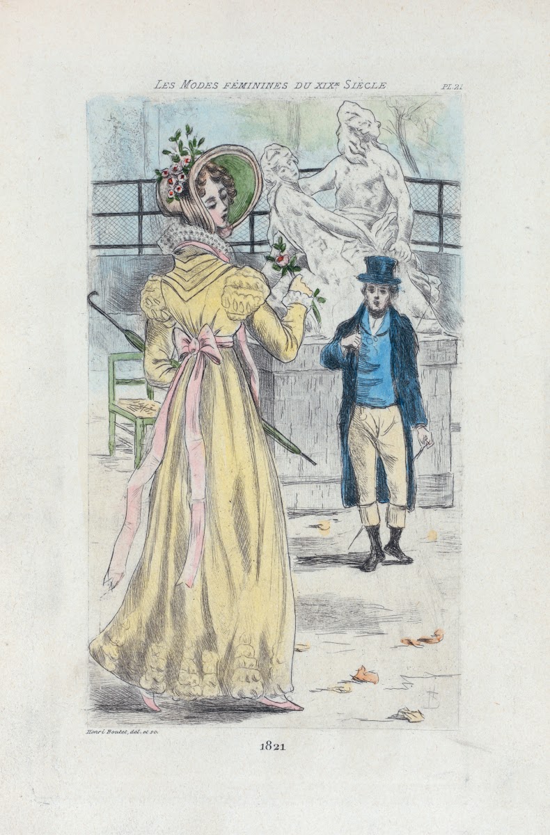 1821 Womens fashion in nineteenth century Paris 1902