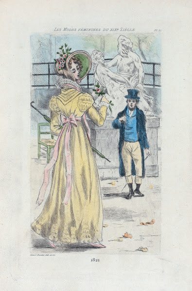 1821 Womens fashion in nineteenth century Paris 1902
