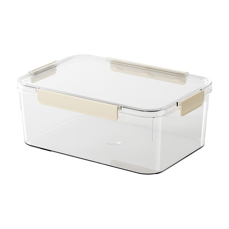Transparente Frischhaltebox mit dichtem Deckel