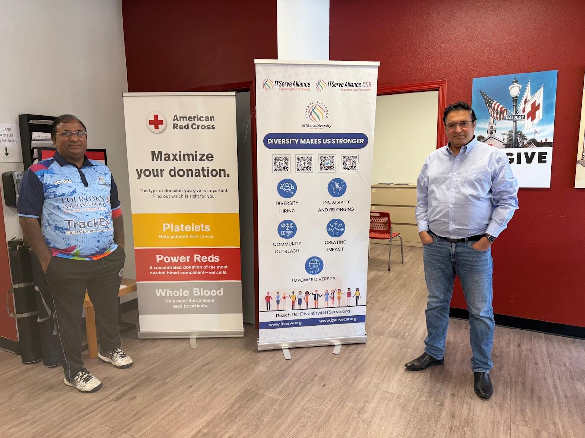 ITServe Alliance Bay Area Chapter CSR Activity Blood Drive