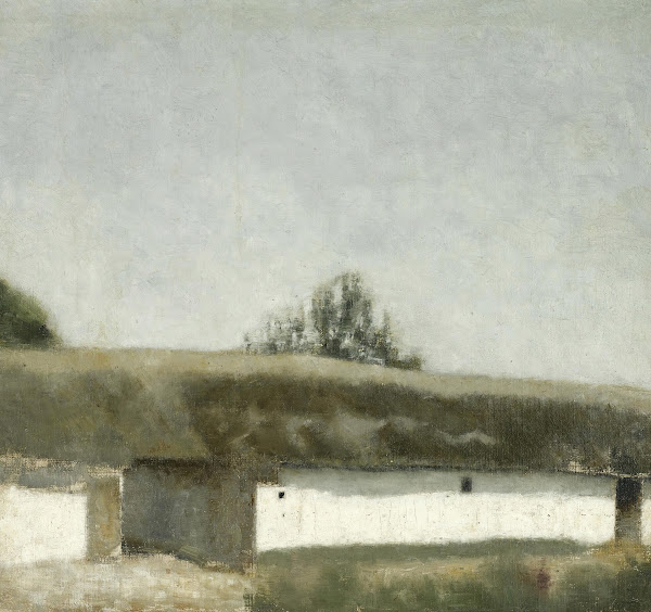 Landskab Med Bondegård Landscape With Farm