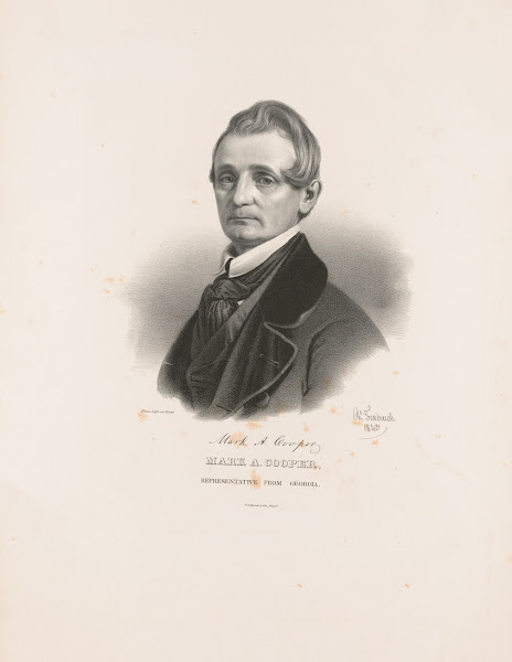 Mark A Cooper representative from Georgia 1843