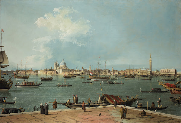 Venice the Bacino di San Marco from San Giorgio Maggiore c 1735   1744