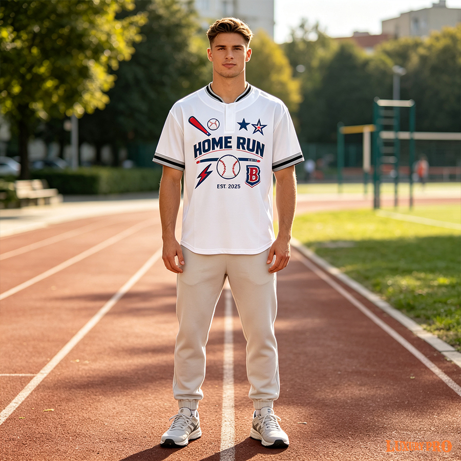 AOP TOL Two Button Baseball Cardigan