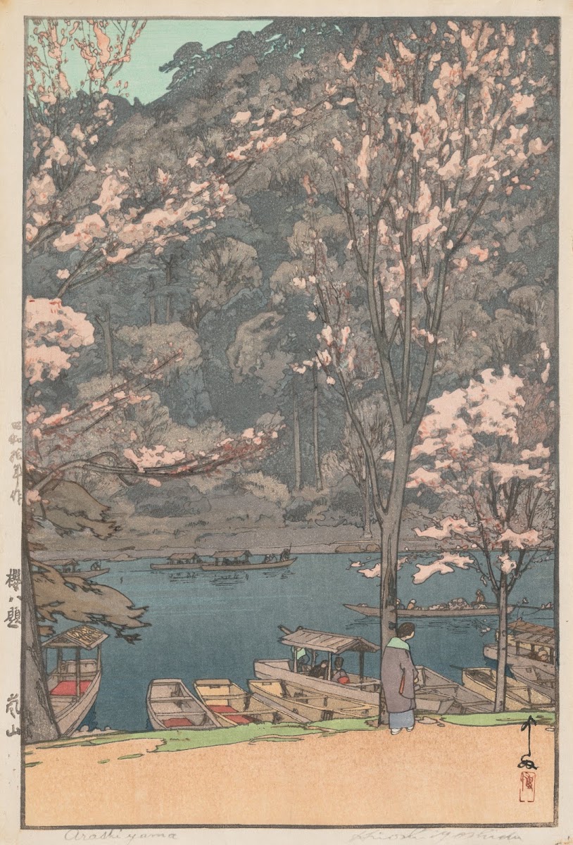 Eight Scenes of Cherry Blossom Arashiyama 1935