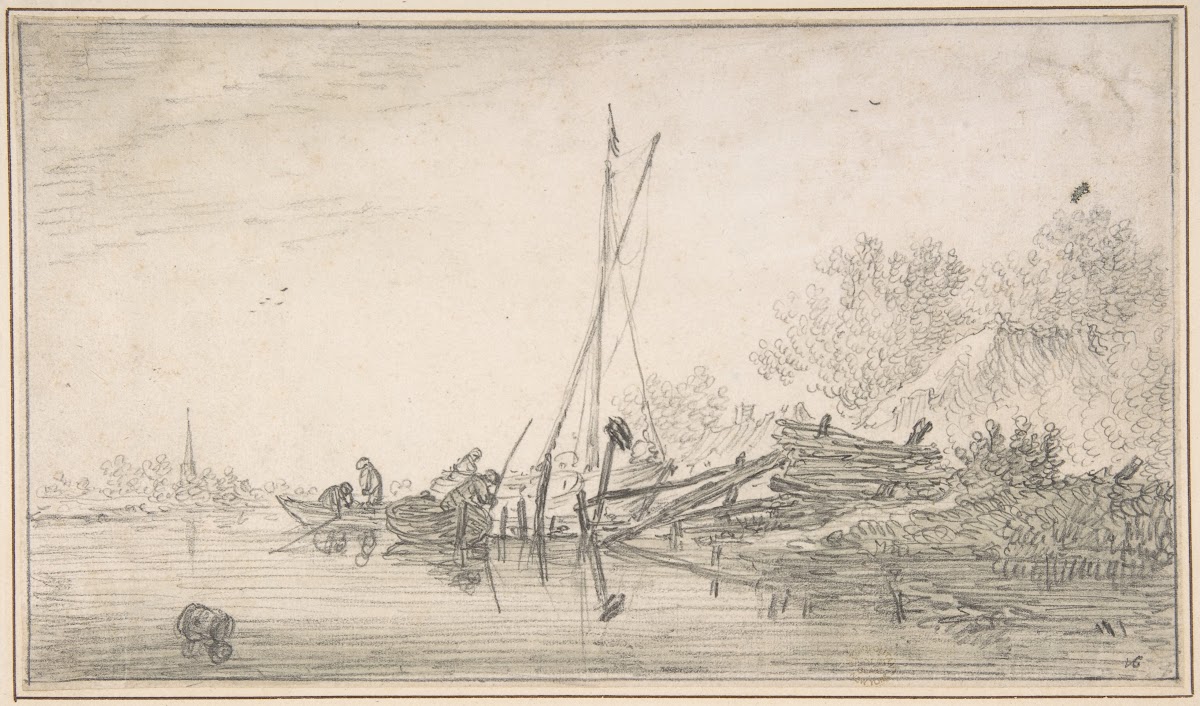 River Scene early 17thmid 17th century