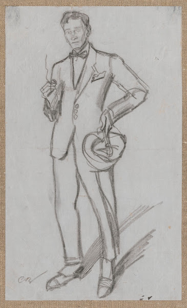 Portrait of pedagogue Leonid N Potapov 1918