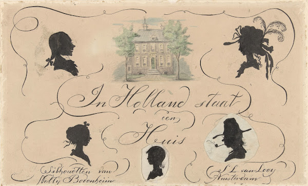 Vijf silhouetten en een huis 1884   1917