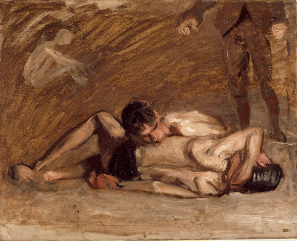 Wrestlers circa 1899