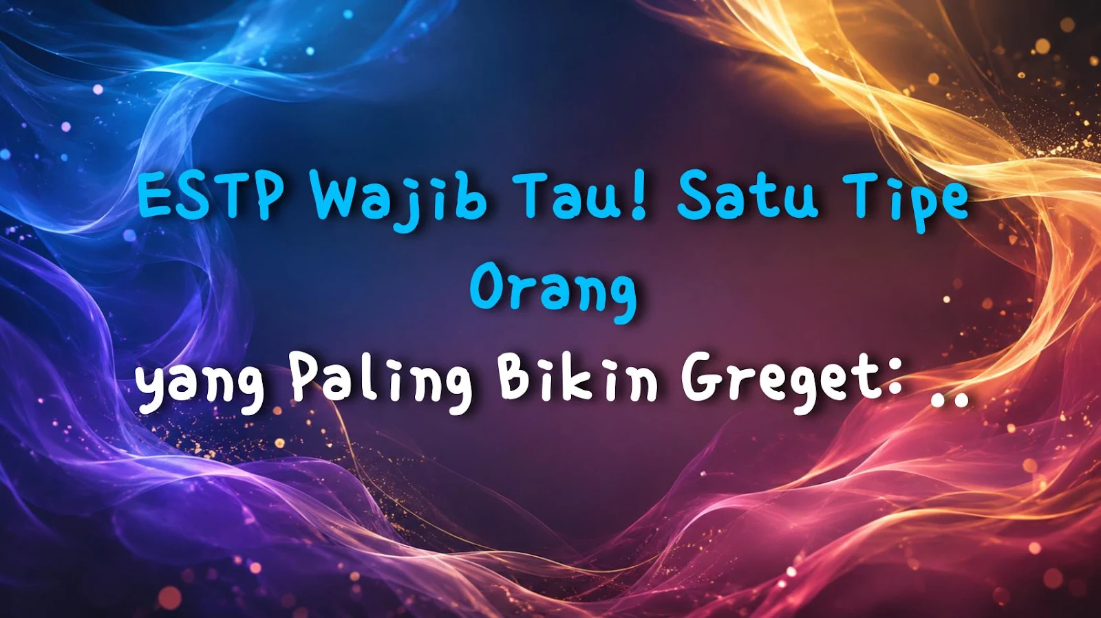 ESTP Wajib Tau! Satu Tipe Orang yang Paling Bikin Greget: Si Hipokrit Bermuka Dua