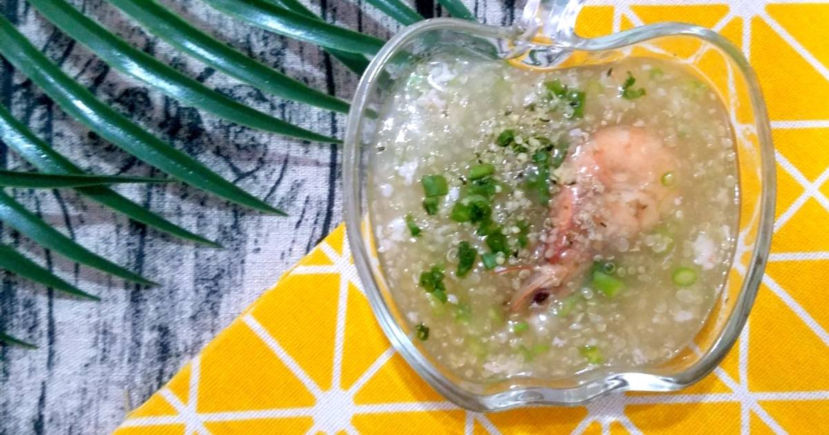 Soup quinoa tôm
