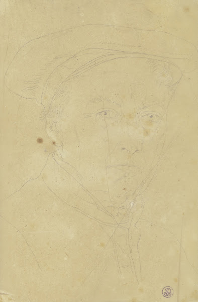 Brustbild eines bartlosen Mannes ca 1817 1821
