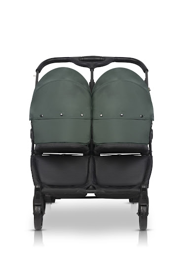 Stroller for twins Euro-Cart Doblo 2024 Jungle