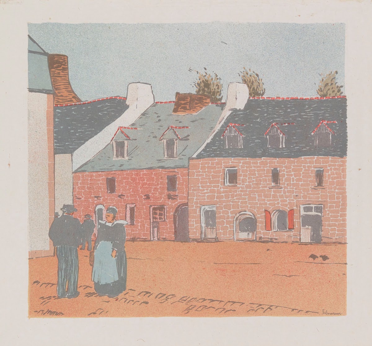 Maisons à Pont Aven 1907