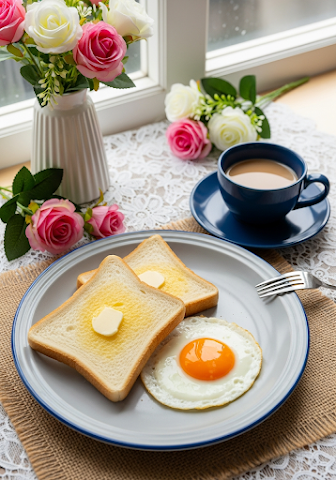 Simple Window Breakfast
