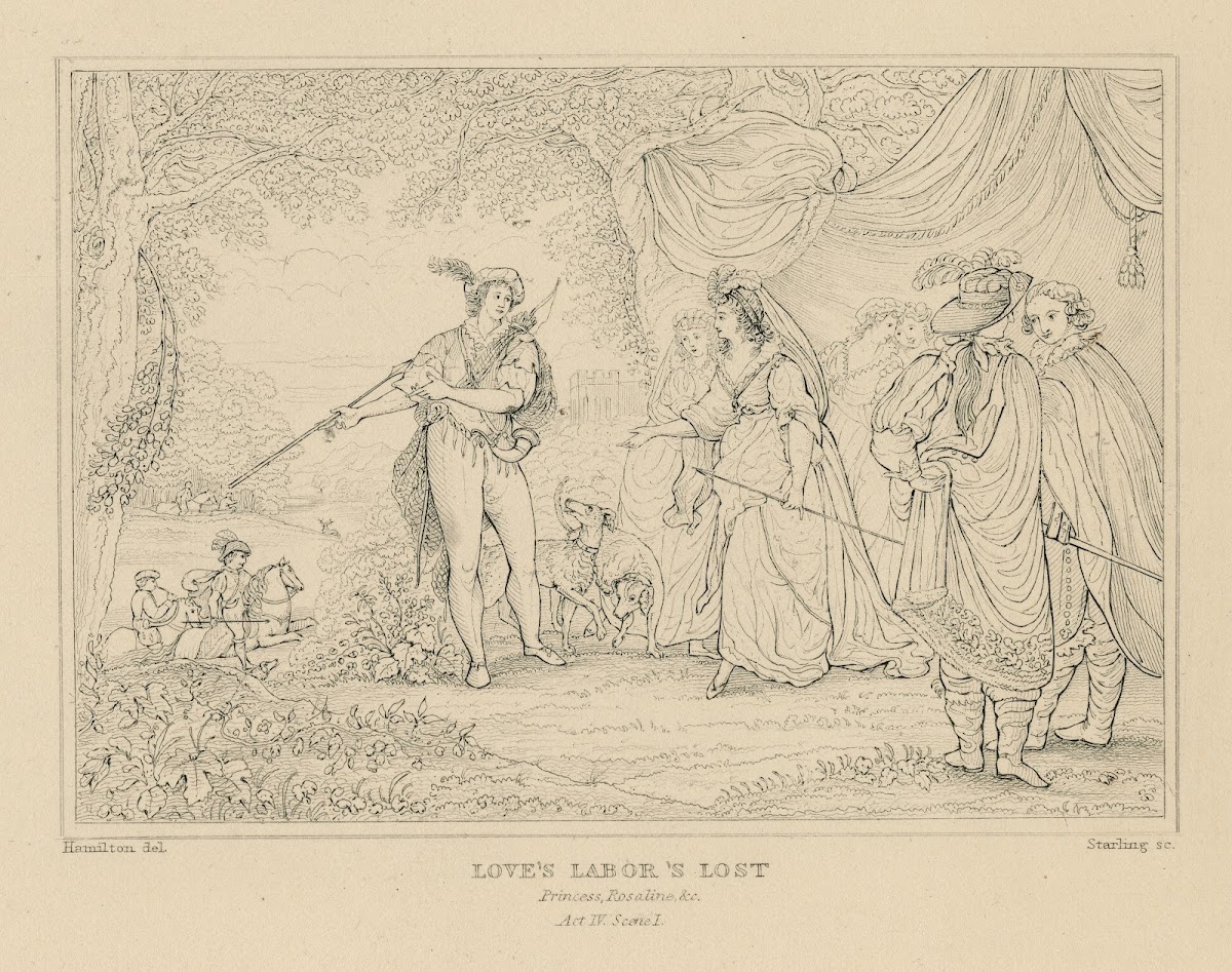 Loves labors lost Princess Rosaline c 19th century
