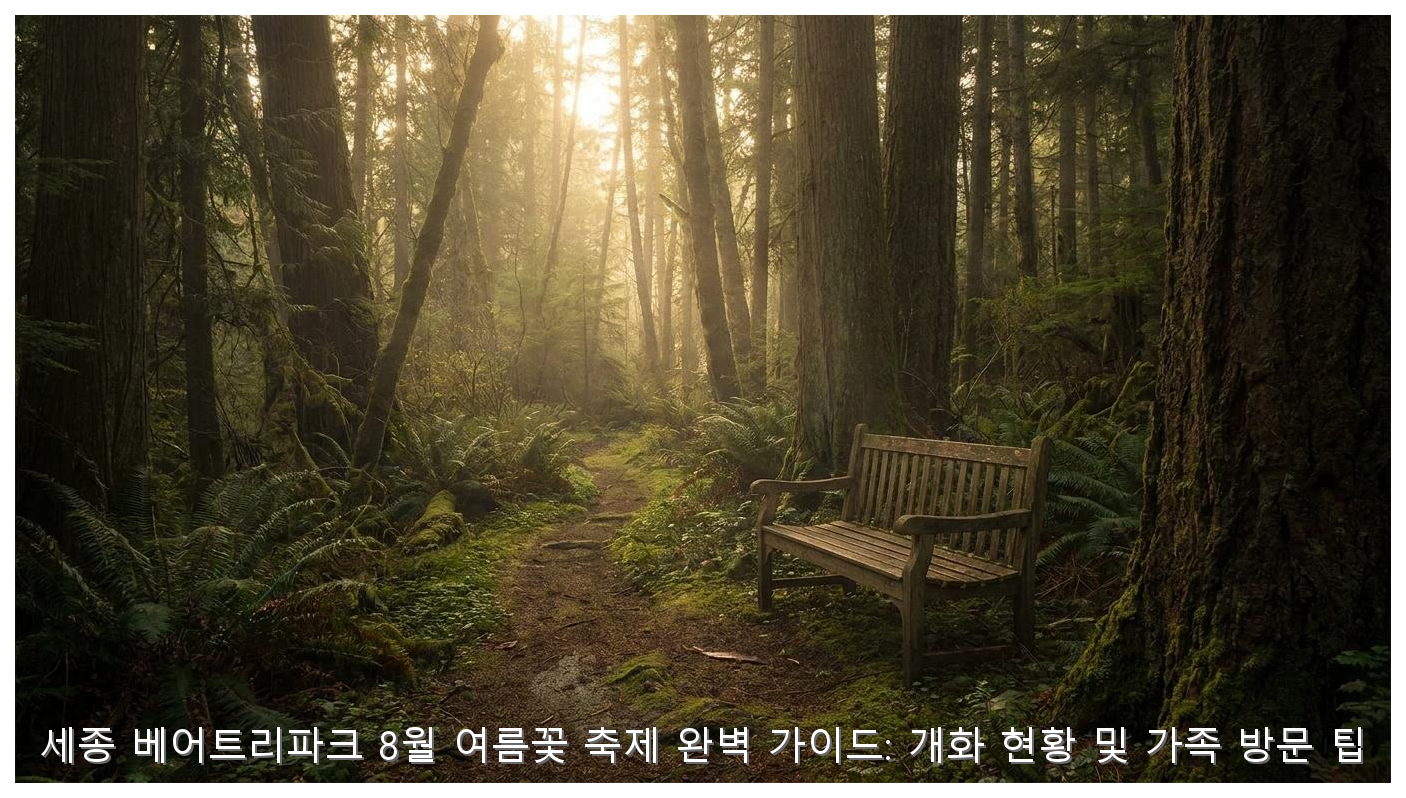 세종 베어트리파크 8월 여름꽃 축제 완벽 가이드: 개화 현황 및 가족 방문 팁 핵심 안내 및 분석 인포그래픽 (6)