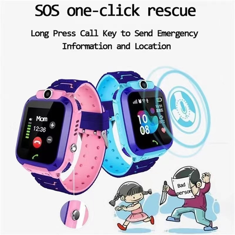 Kids smartwatch with camera, GPS, and SOS button