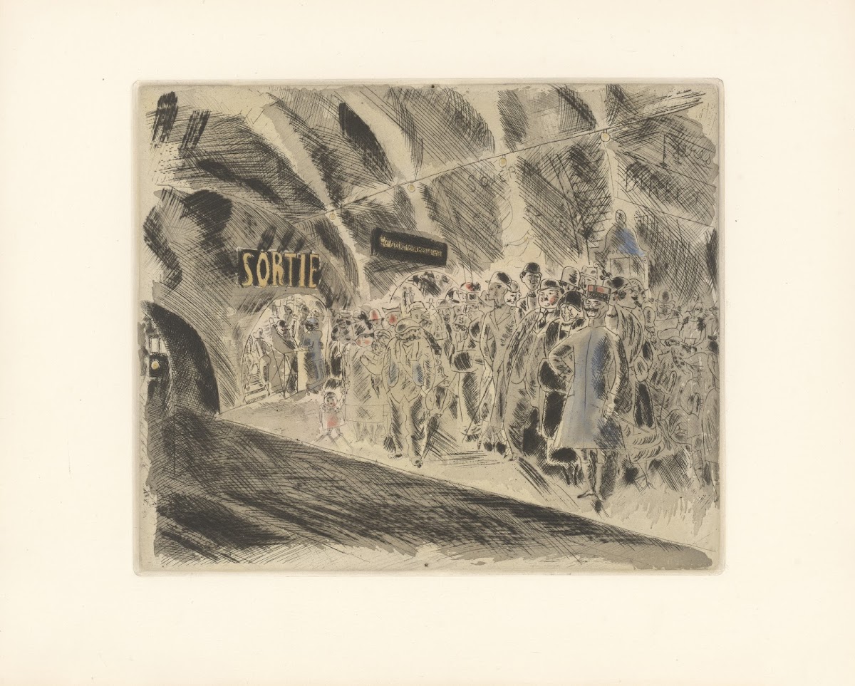 Métro direction Étoile 1926