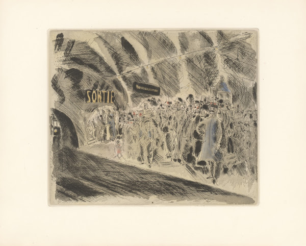 Métro direction Étoile 1926