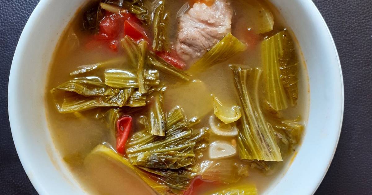 Canh xương dưa chua