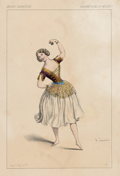 Académie Royale de Musique Melle Carlotta Grisi dans Paquita 1r acte 1846