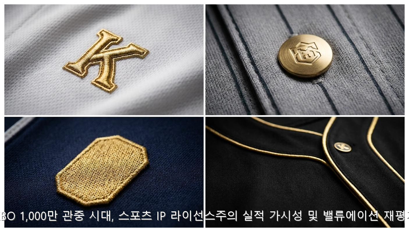 2026 KBO 1,000만 관중 시대, 스포츠 IP 라이선스주의 실적 가시성 및 밸류에이션 재평가 분석 핵심 안내 및 분석 인포그래픽 (3)