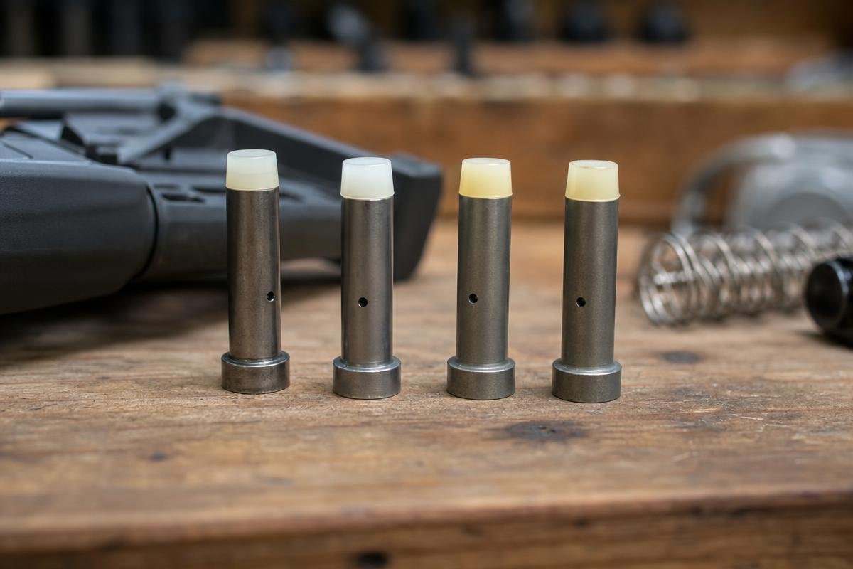 Carbine, H, H2, and H3 buffers arranged in order of weight for comparison