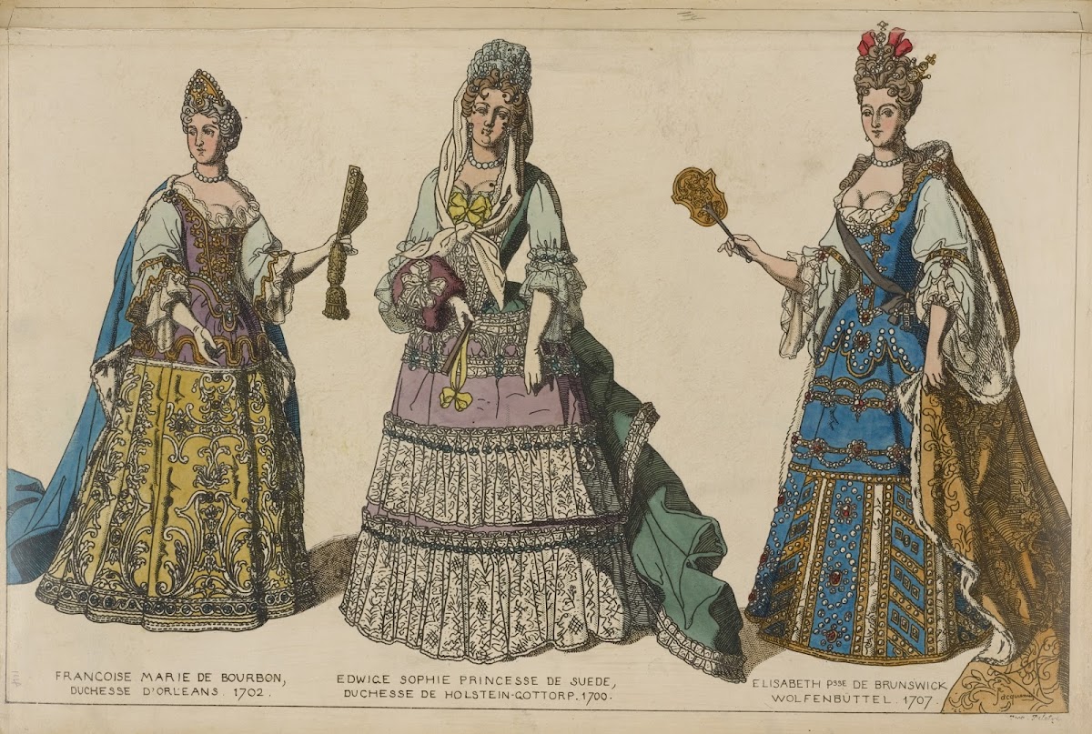 Francoise Marie de Bourbon duchesse dOrleans 1702 Edwige Sophie princesse de Sue