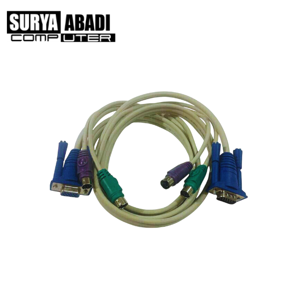 KABEL KVM PS2 MALE - FEMALE 1,5M