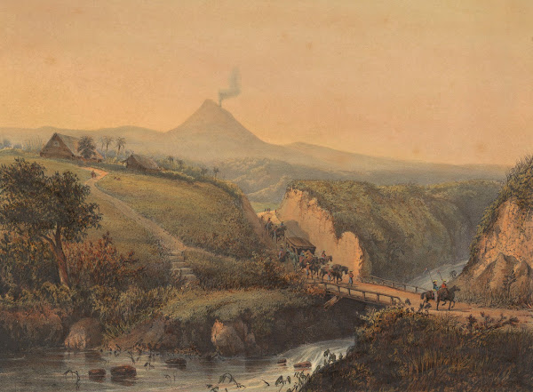 Gezicht op de omgeving van Malang 1869