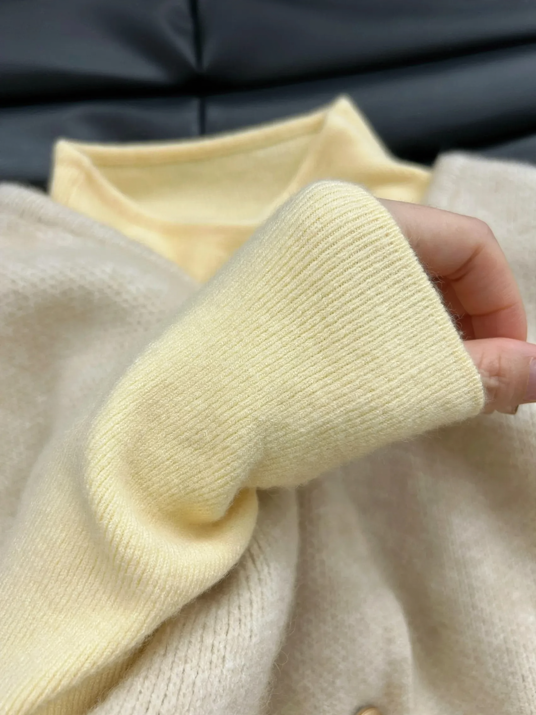 Women's knitted turtleneck sweater