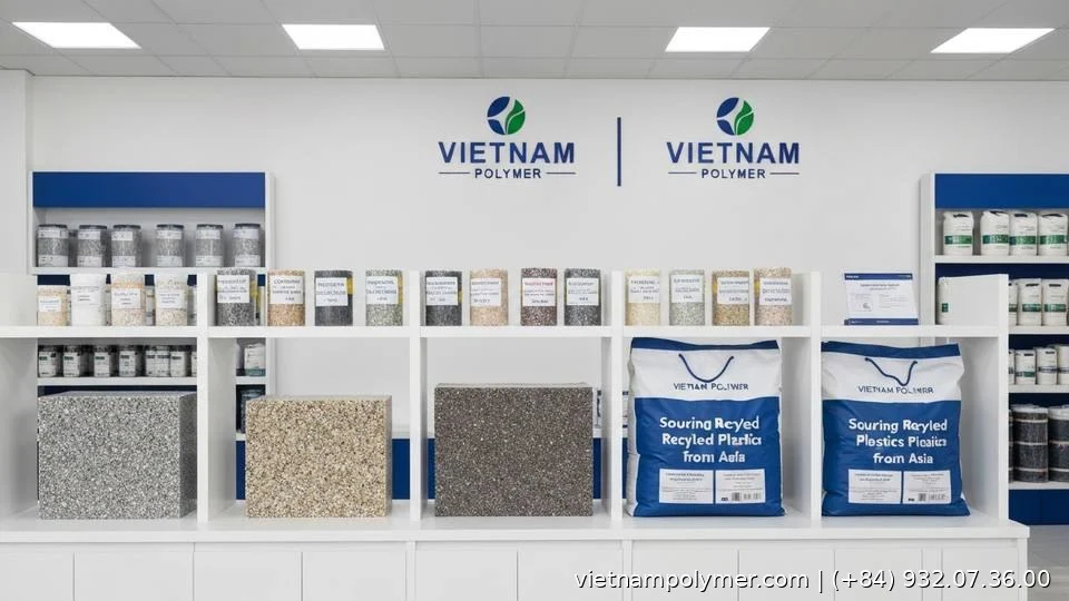 sourcing recycled plastics from Asia - Vietnam Polymer